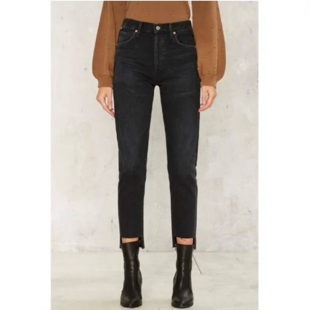 Citizens Of Humanity Black High Rise Jeans